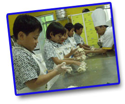 Kindergarden Kids Baking